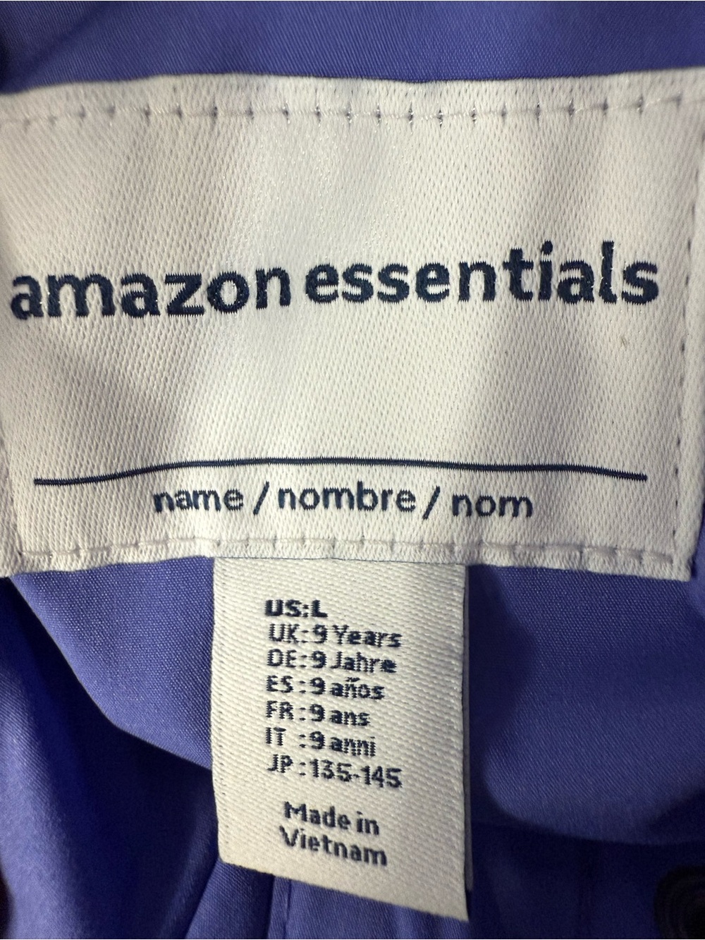 Amazon Essentials Kids Puffer Jacket - Blue - Picture 3 of 3